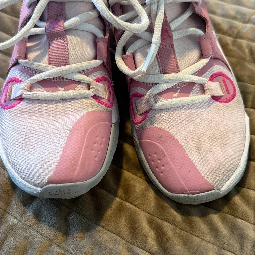 Kids Nike Air Zoom basketball shoes size 1Y - Picture 7 of 8